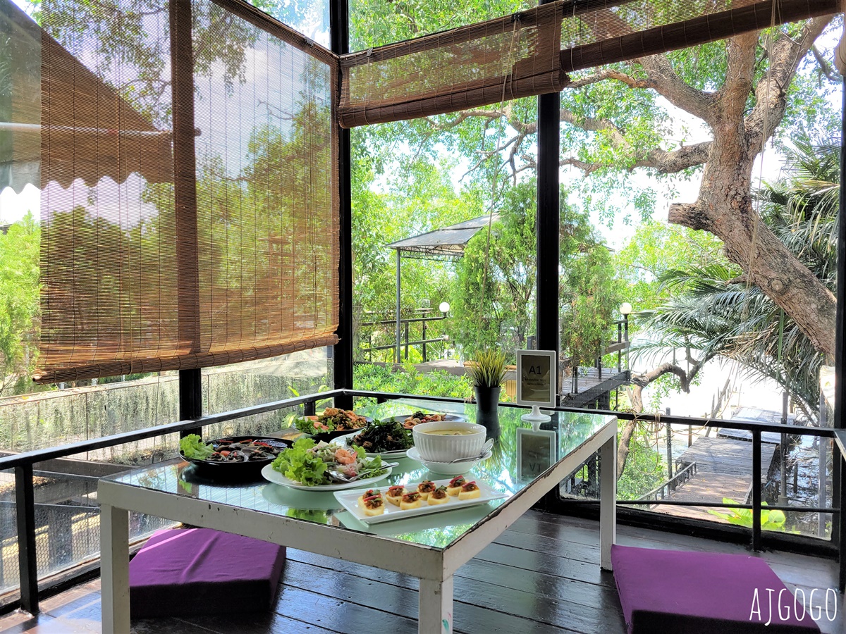 曼谷網美森林系餐廳 Bangkok Tree House 河岸樹林裡的玻璃屋