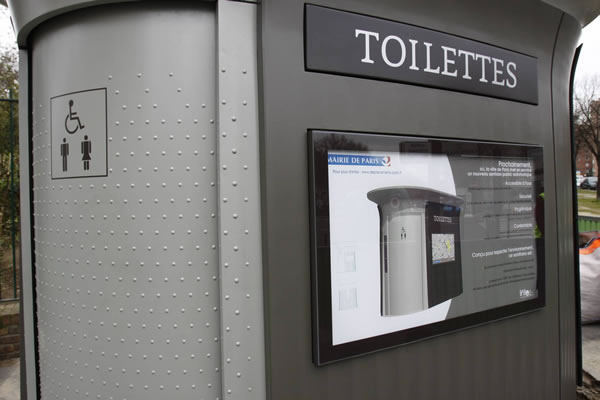 （巴黎遊記&實用資訊）巴黎免費的公共廁所地點與使用方式：TOILETTES