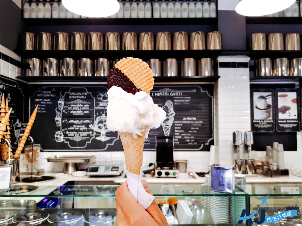 （羅馬冰淇淋店推薦）Gelateria Come il Latte　tripadvisor推薦羅馬第二名甜點冰淇淋店