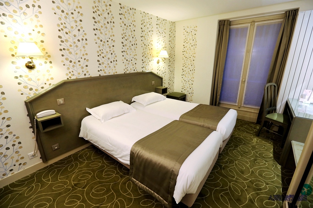巴黎 普雷旅館飯店 Relais du Pre Hotel 雙床房、早餐分享 近巴黎北站